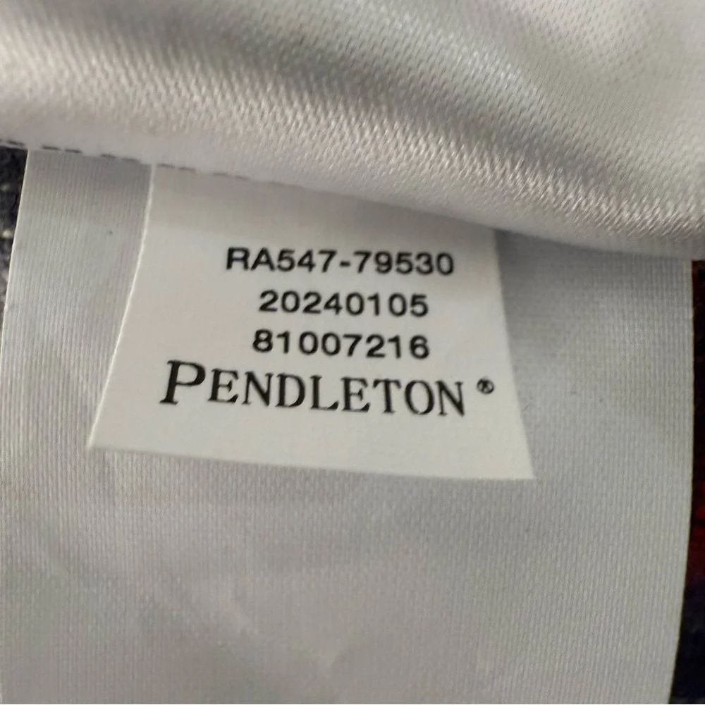 Pendleton‎ Pearl Snap Flannel Shirt Men’s XXL Red Grey Plaid Western Button Up